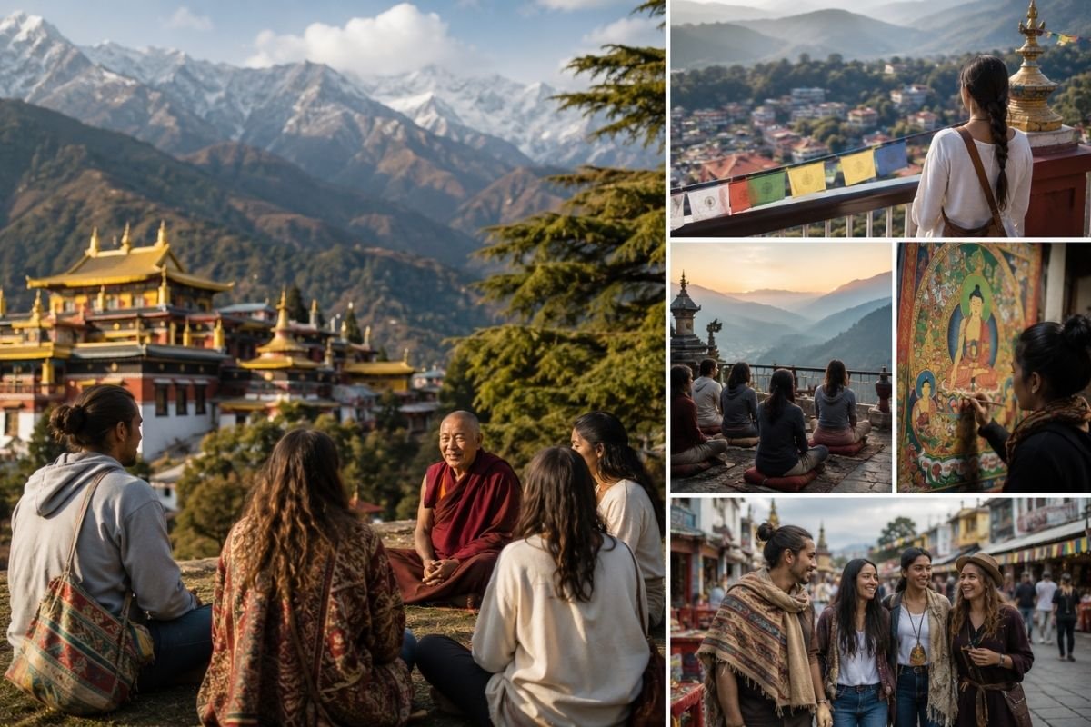 Por qué Dharamshala se está convirtiendo en el destino espiritual favorito de los viajeros latinos en India